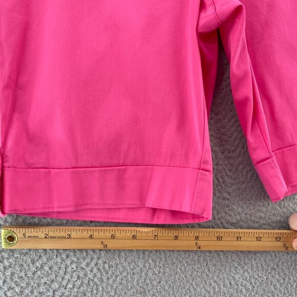 Chicos Shorts Womens 2 US 12 Pink Chino Utility Pockets Stretch Everyday Casual - Picture 8 of 12